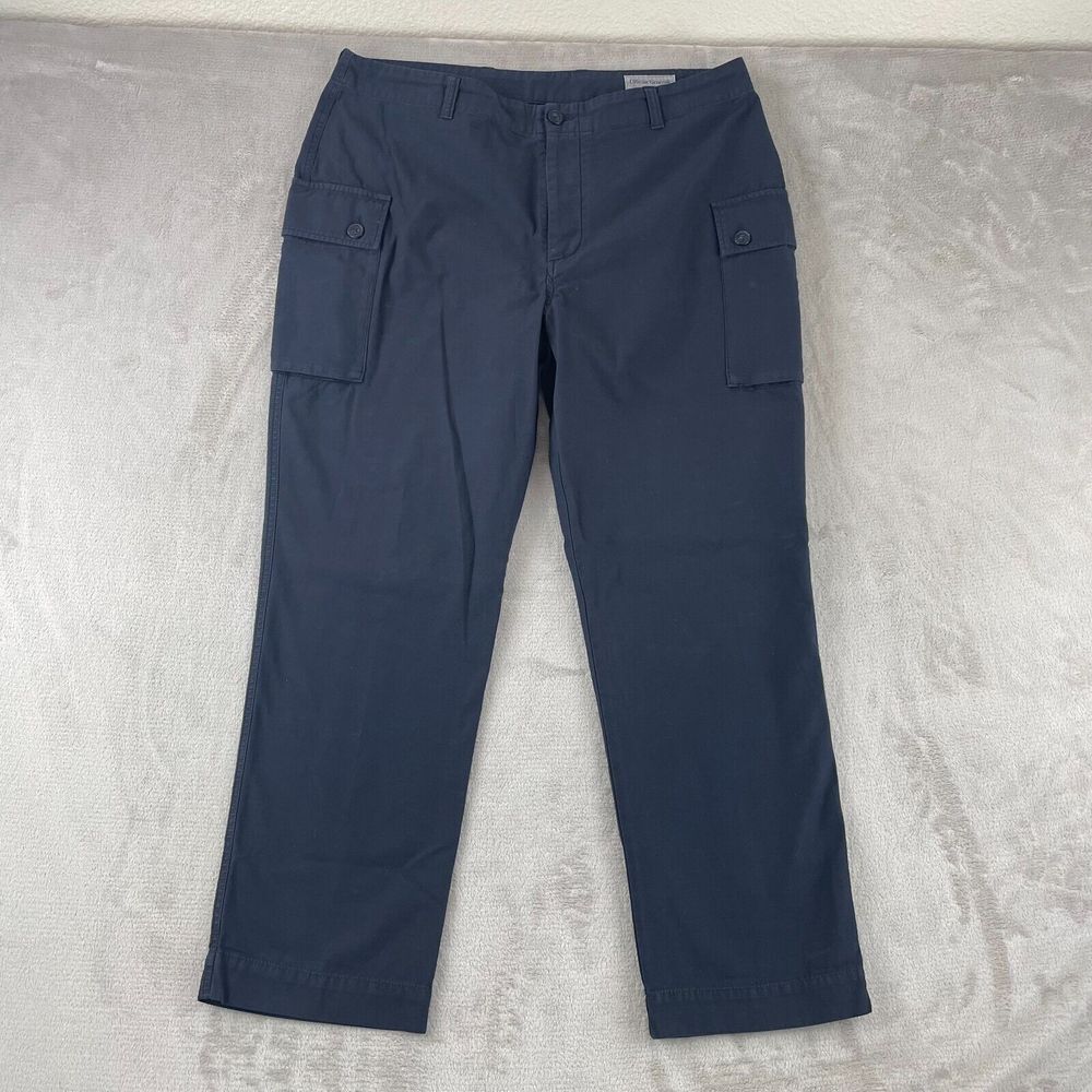 Officine Generale Maxence Cargo Pants Men IT 54 US 38x29 Navy Blue Chino